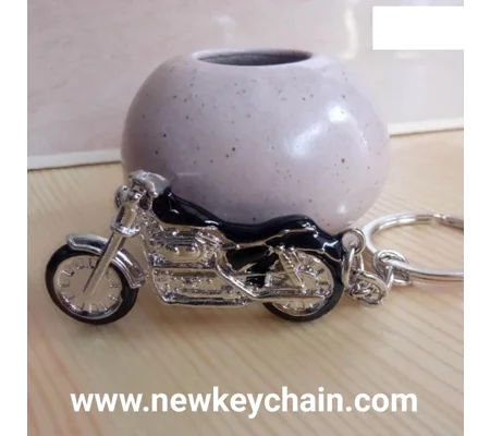 Old School Motorcycle Keychain