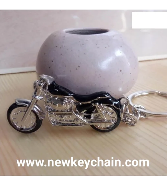 Old School Motorcycle Keychain