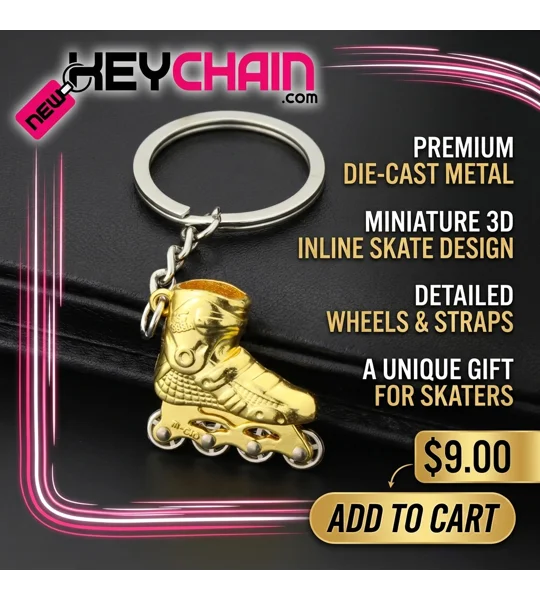 Roller Skates Key Chain