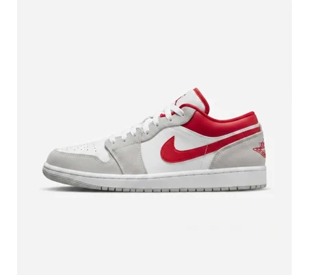 Air Jordan 1 Low "Gym Red / White / Grey"