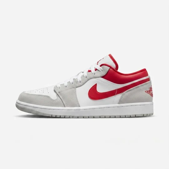 Air Jordan 1 Low "Gym Red / White / Grey"