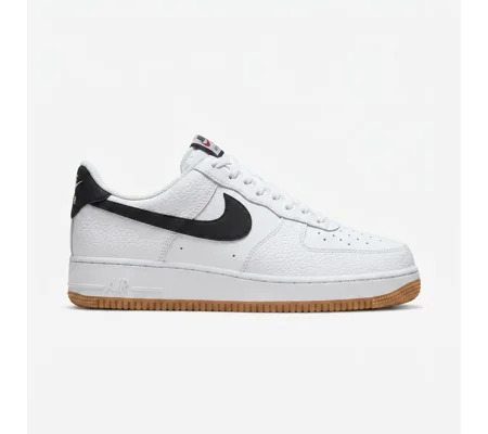 Nike Air Force 1 '07 Low "White / Black - Gum Sole"