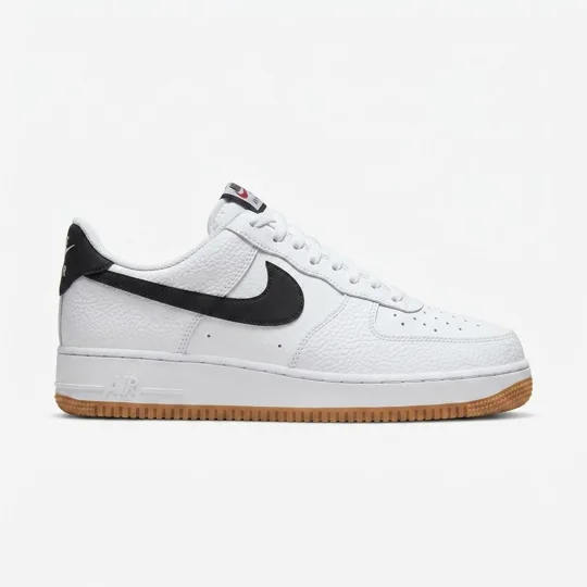 Nike Air Force 1 '07 Low "White / Black - Gum Sole"