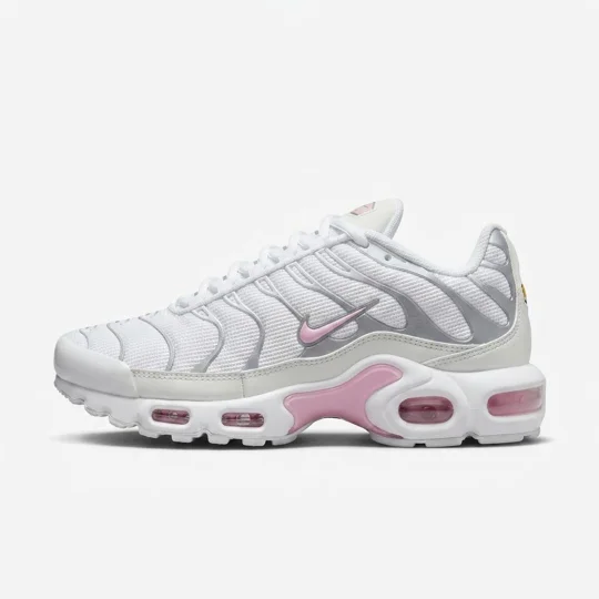 Nike Air Max Plus "White / Metallic Silver / Pink"