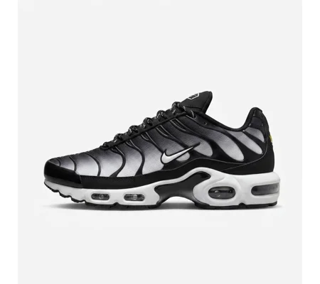 Nike Air Max Plus "Black / Metallic Silver / White" (Gradient Mesh)