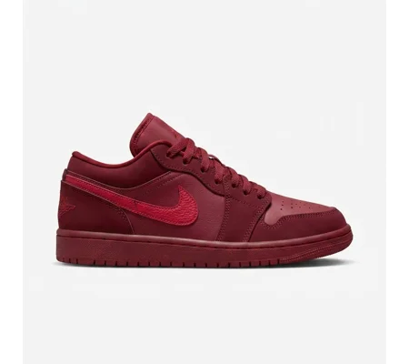 Air Jordan 1 Low "Monochrome Team Red / Burgundy"