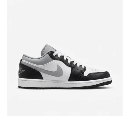 Air Jordan 1 Low "Shadow Toe" (White/Black/Grey)
