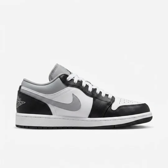 Air Jordan 1 Low "Shadow Toe" (White/Black/Grey)