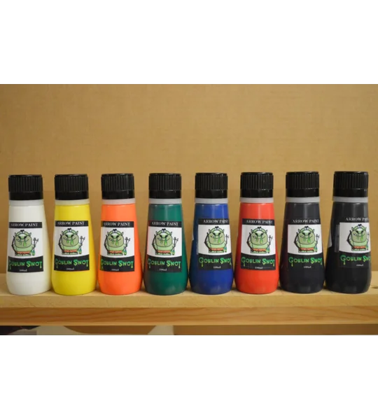 Goblin Snot Arrow Paints and Laquer