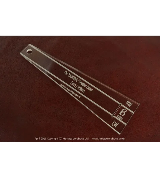 Crecy - Poitiers Feather Cutting Template