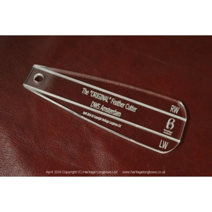 DWS Amsterdam Arrow Feather Cutting Template