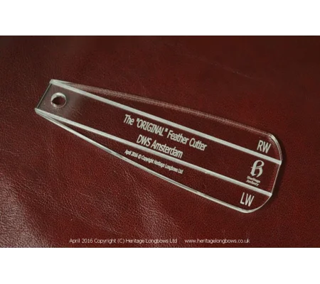 DWS Amsterdam Arrow Feather Cutting Template