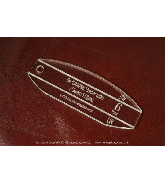 Banana Feather Cutting Template