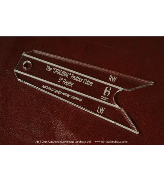 Raptor Feather Cutting Template