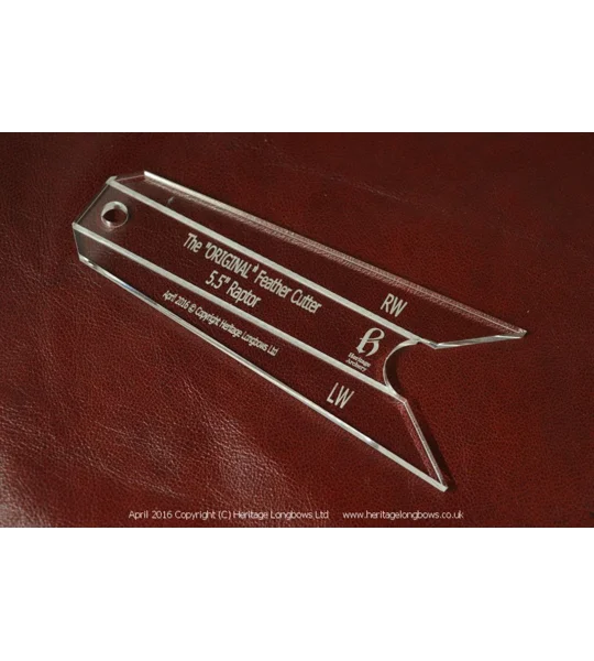 Raptor Feather Cutting Template