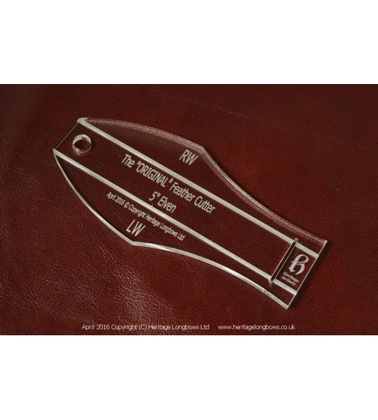 Elven Feather Cutting Template