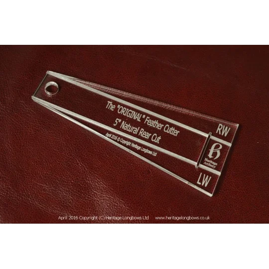Natural Feather Cutting Template