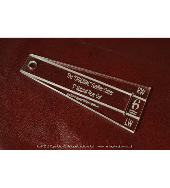 Natural Feather Cutting Template