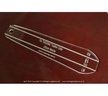 Manchu Feather Cutting Template