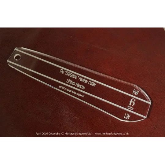 Manchu Feather Cutting Template
