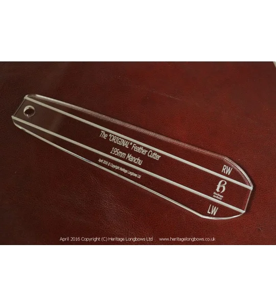 Manchu Feather Cutting Template