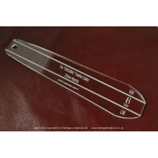 Manchu Feather Cutting Template