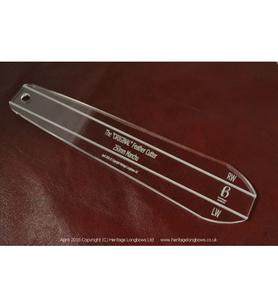 Manchu Feather Cutting Template