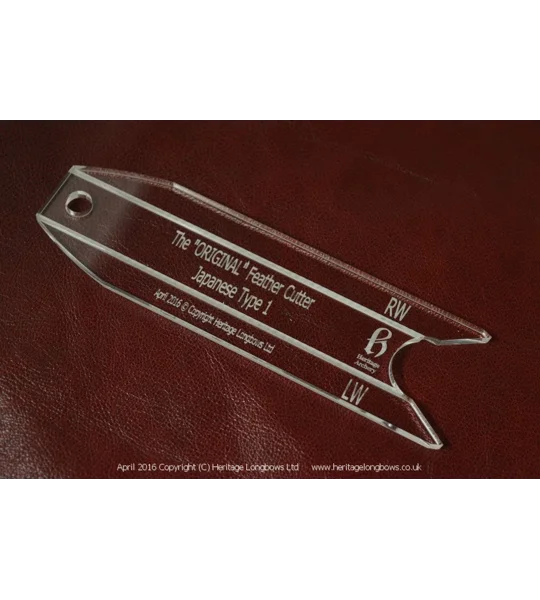 Japanese Feather Cutting Template type 1