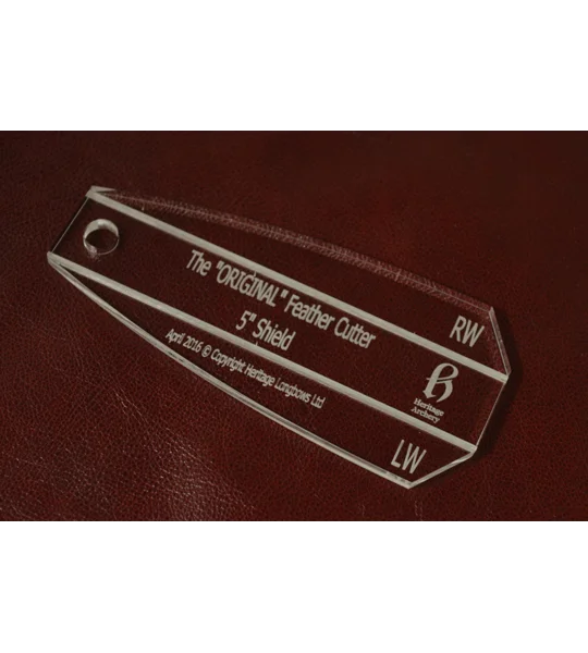 Shield Feather Cutting Template