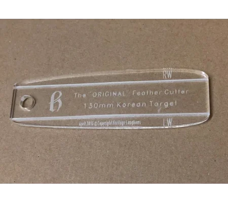 Korean 130mm Feather Cutting Template