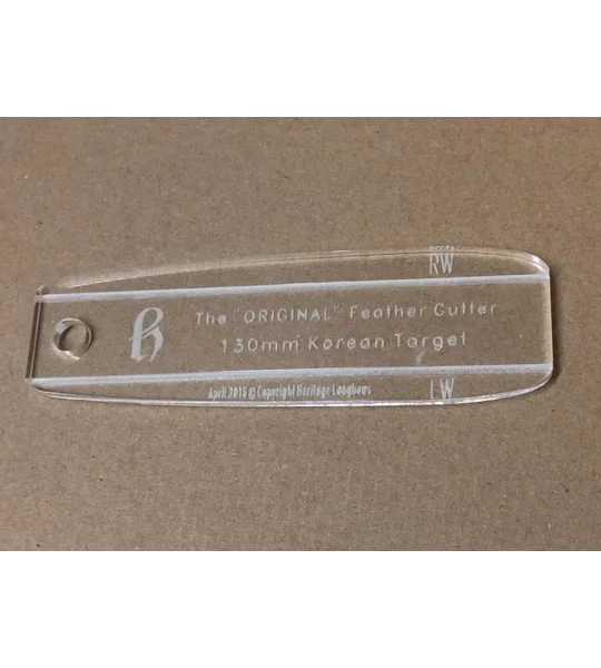 Korean 130mm Feather Cutting Template
