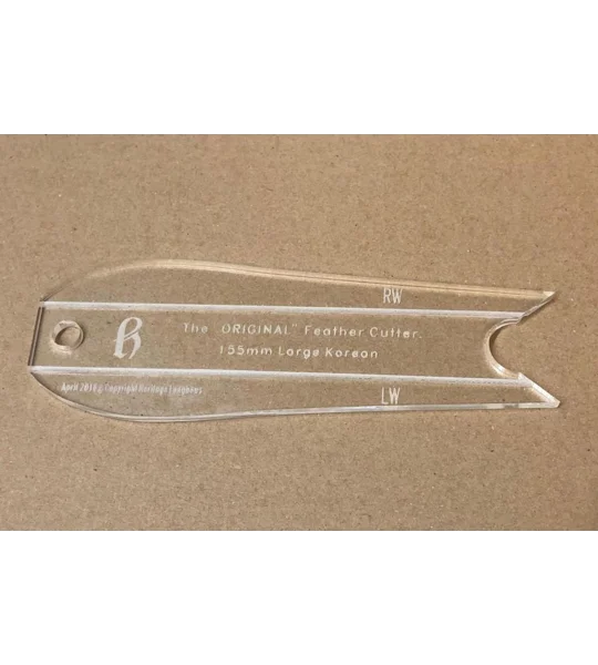 Korean Large 155mm Feather Cutting Template