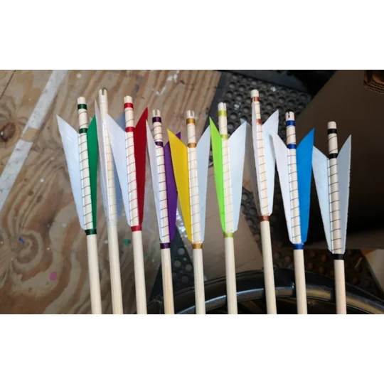 5/16" Medieval Style Arrows Self Nocked