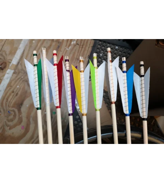 11/32" Medieval Style Arrows Self Nocked