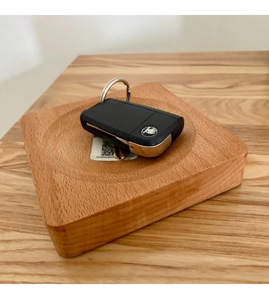 Handmade Wooden Dish: For Keys, Coins, Trinkets