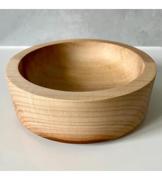Hand-Turned Bowl, Sycamore Wood, Rustic, Decorative