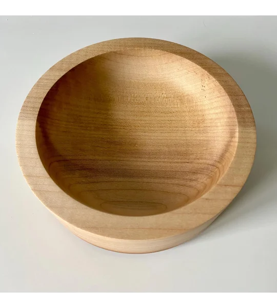 Hand-Turned Bowl, Sycamore Wood, Rustic, Decorative