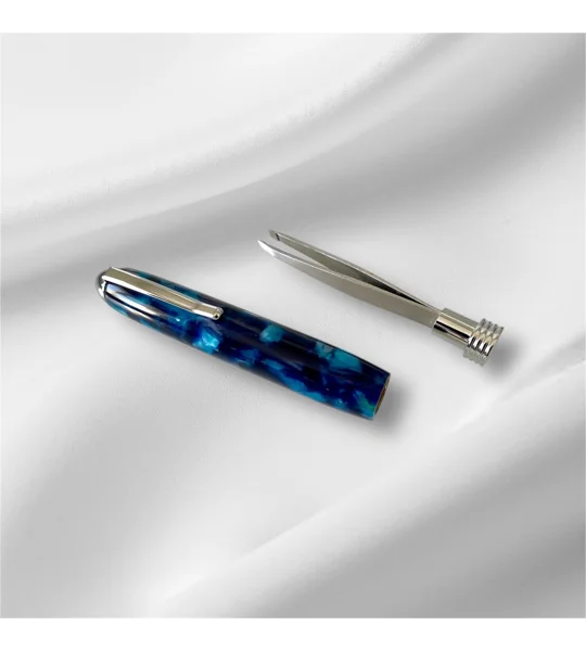 Hand Turned Tweezers: Acrylic Or Oak Tweezer Holder For Crafts