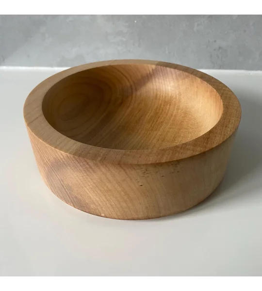 Hand-Turned Bowl, Sycamore Wood, Rustic, Decorative