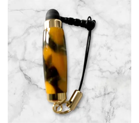 Acrylic mini stylus, unique handcrafted gift, hand turned