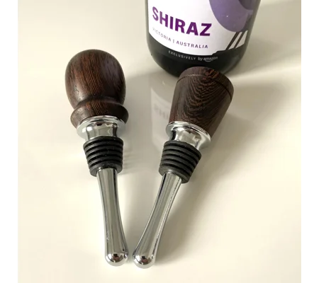 Turned Wood Bottle Stopper