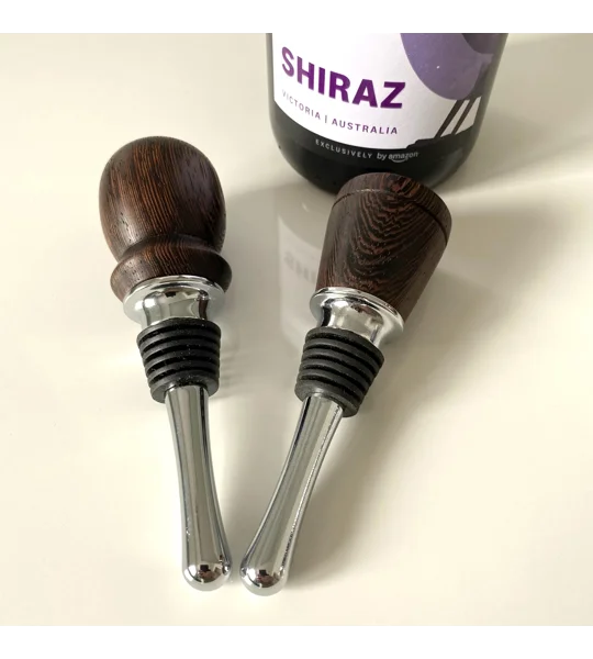 Turned Wood Bottle Stopper