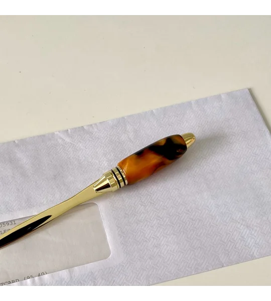 Handcrafted Letter Opener: Hand Turned Acrylic