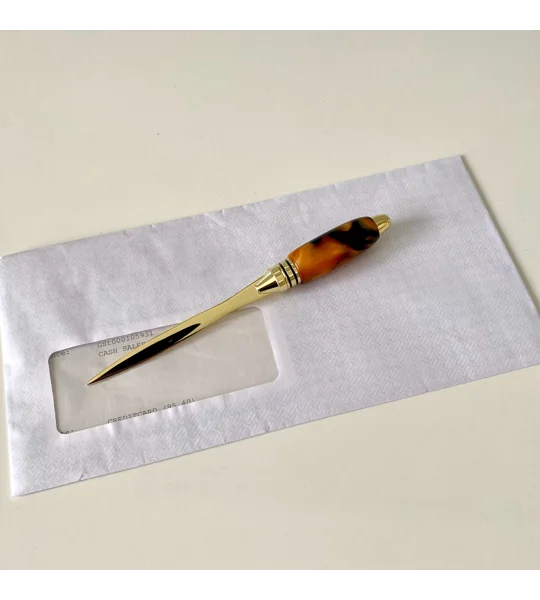 Handcrafted Letter Opener: Hand Turned Acrylic