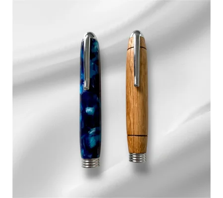 Hand Turned Tweezers: Acrylic Or Oak Tweezer Holder For Crafts