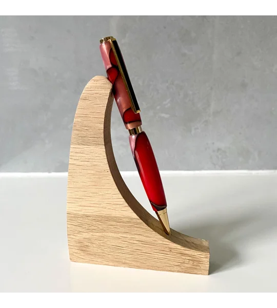 Handmade acrylic turned pen, unique special handcrafted gift