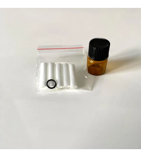 Acrylic Aromatherapy Necklace: Hand turned health and well-being pendant, essential oils