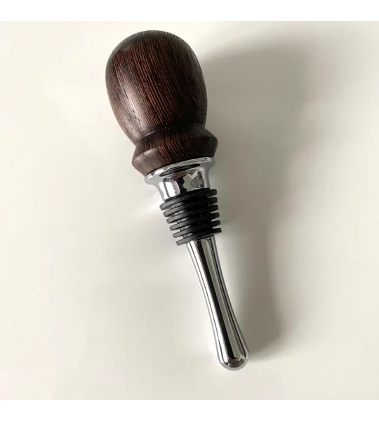 Turned Wood Bottle Stopper
