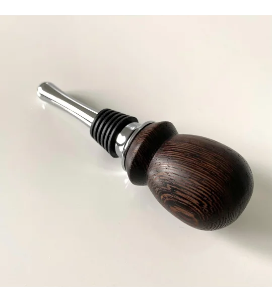 Turned Wood Bottle Stopper