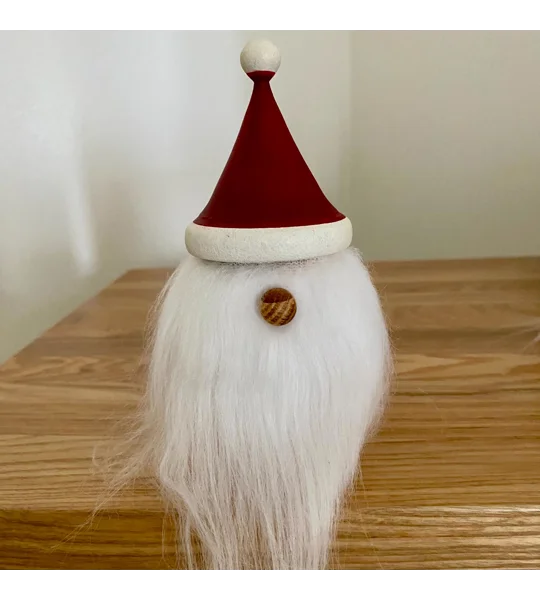 Woodturned Scandinavian Gnome: Folklore gonk